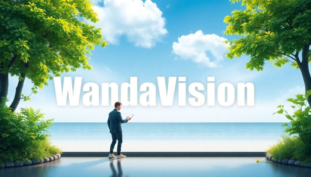 Смотреть онлайн бесплатно Ванда/Вижн в хорошем качестве на русском Смотреть онлайн бесплатно Ванда/Вижн - иллюстрация