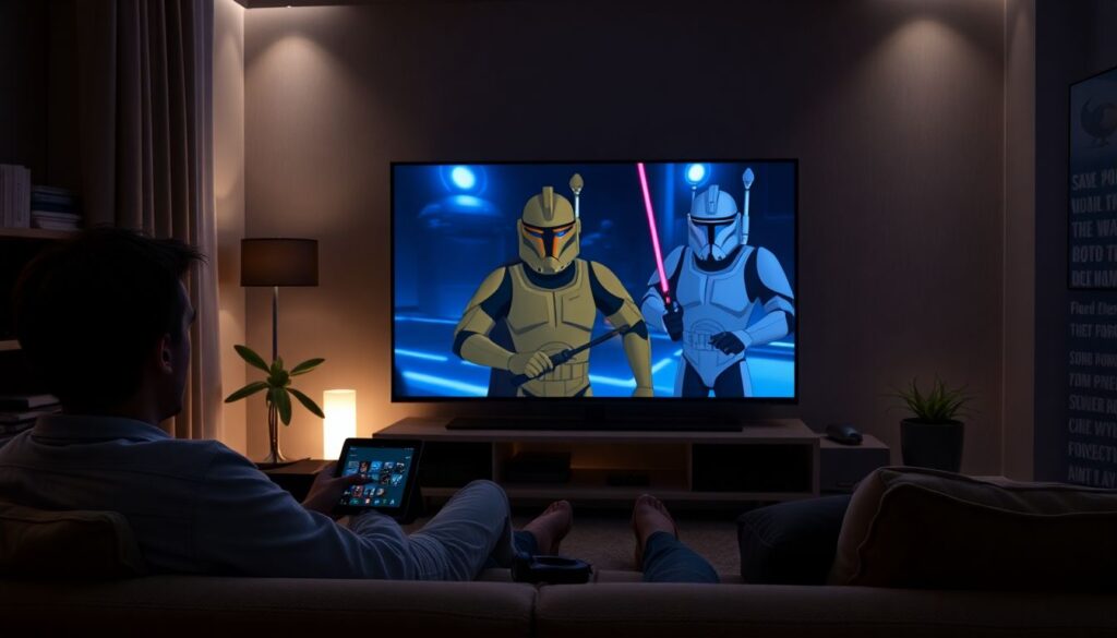 Смотреть онлайн бесплатно Звездные войны: Войны клонов в хорошем качестве Смотреть онлайн бесплатно Звездные войны: Войны клонов - иллюстрация