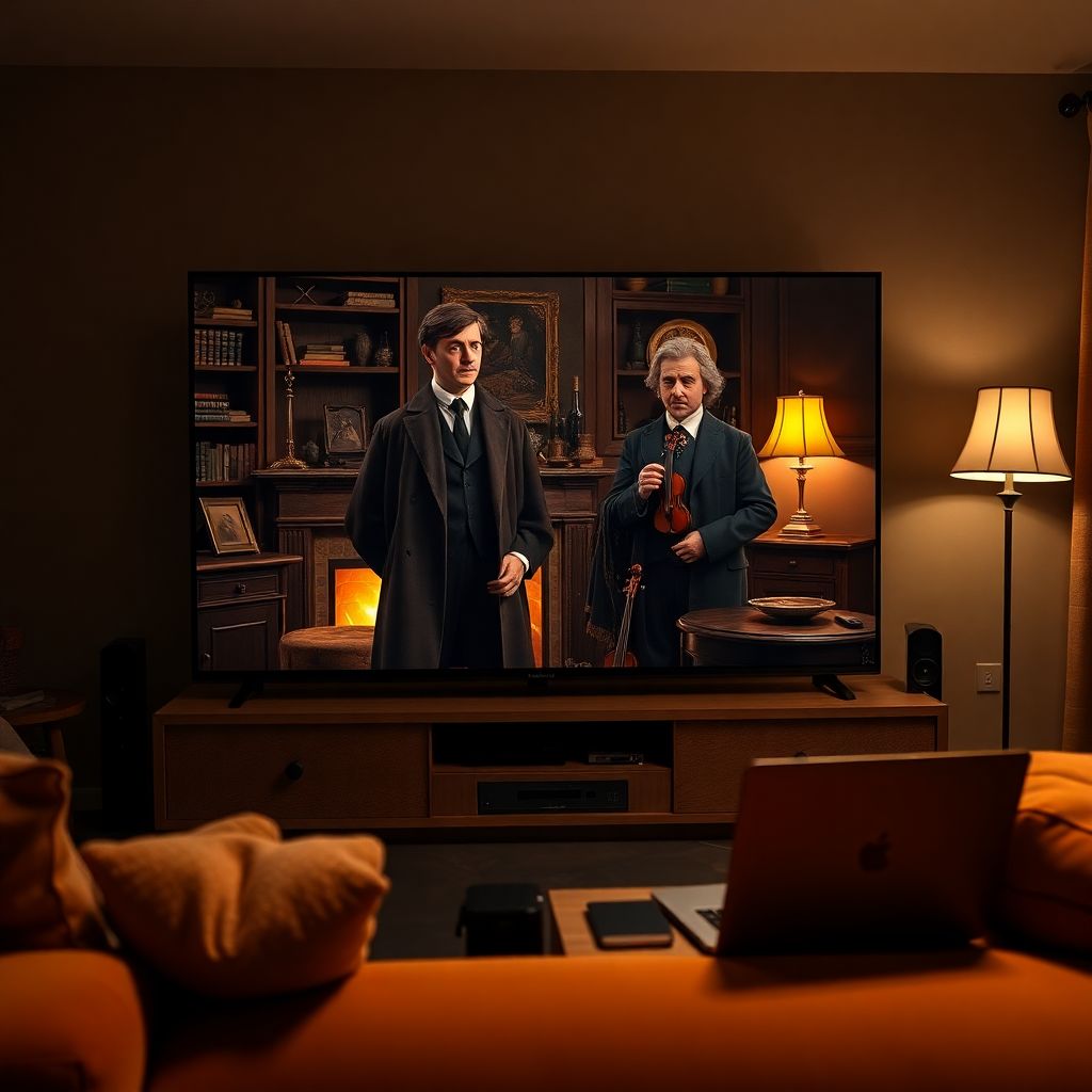 Смотреть онлайн бесплатно Приключения Шерлока Холмса и доктора Ватсона