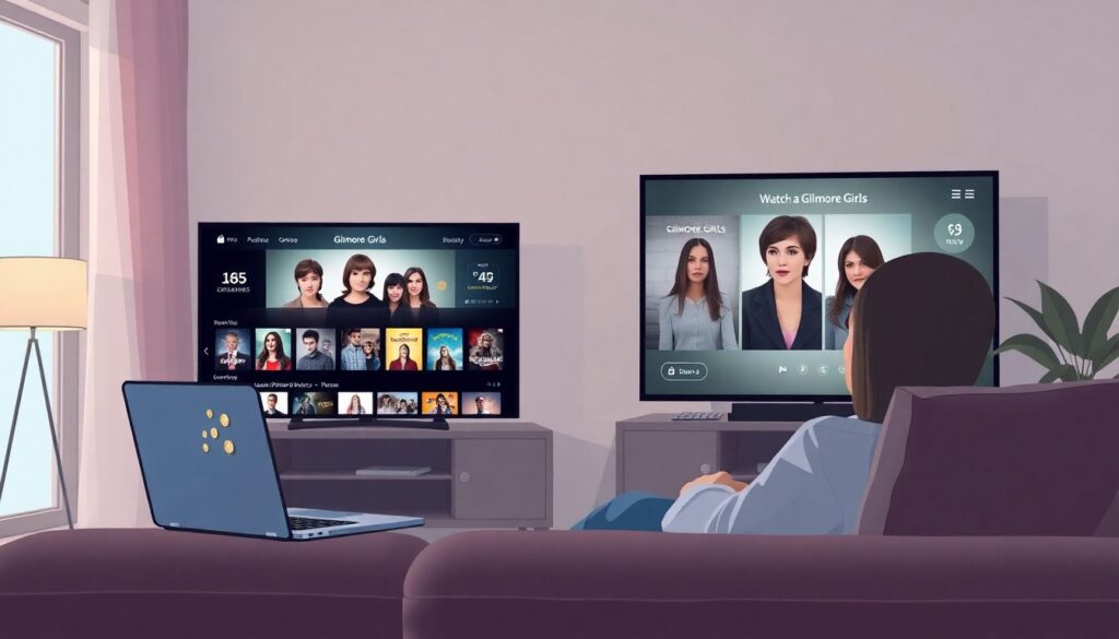 Смотреть онлайн бесплатно Девочки Гилмор в хорошем качестве без регистрации Смотреть онлайн бесплатно Девочки Гилмор - иллюстрация