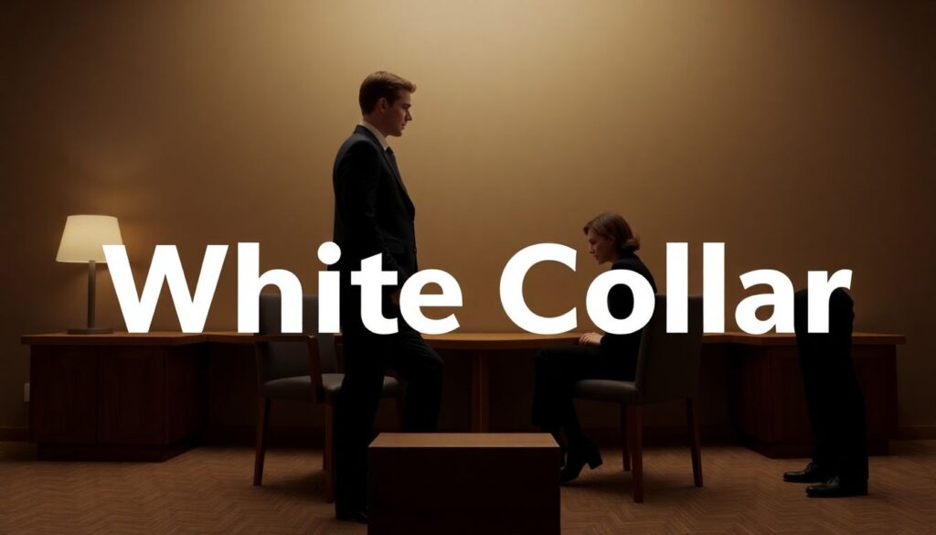 Смотреть онлайн бесплатно Белый воротничок в хорошем качестве без регистрации Смотреть онлайн бесплатно Белый воротничок - иллюстрация