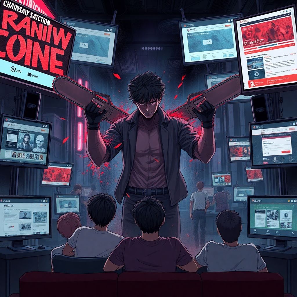 Смотреть онлайн бесплатно Человек бензопила