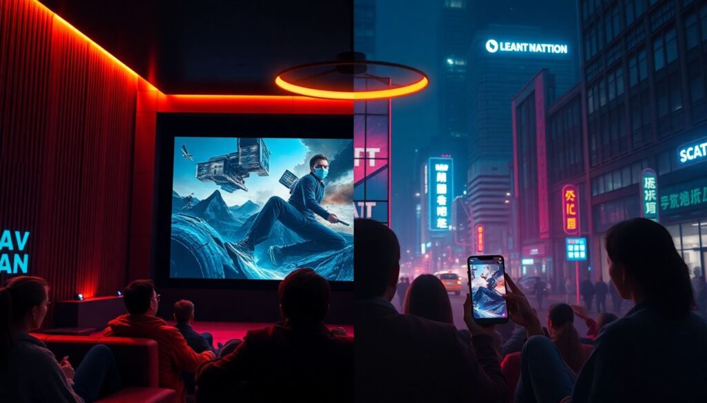 Новые тренды в мире сериалов: короткие форматы, вертикальное видео и стриминг Новые тренды в мире сериалов: короткие форматы, вертикальное видео и стриминг без границ - иллюстрация