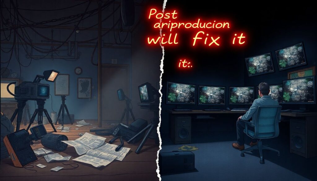 Секреты пост-продакшена: как звук, цветокор и монтаж превращают обычный кадр в «вау»-момент - иллюстрация