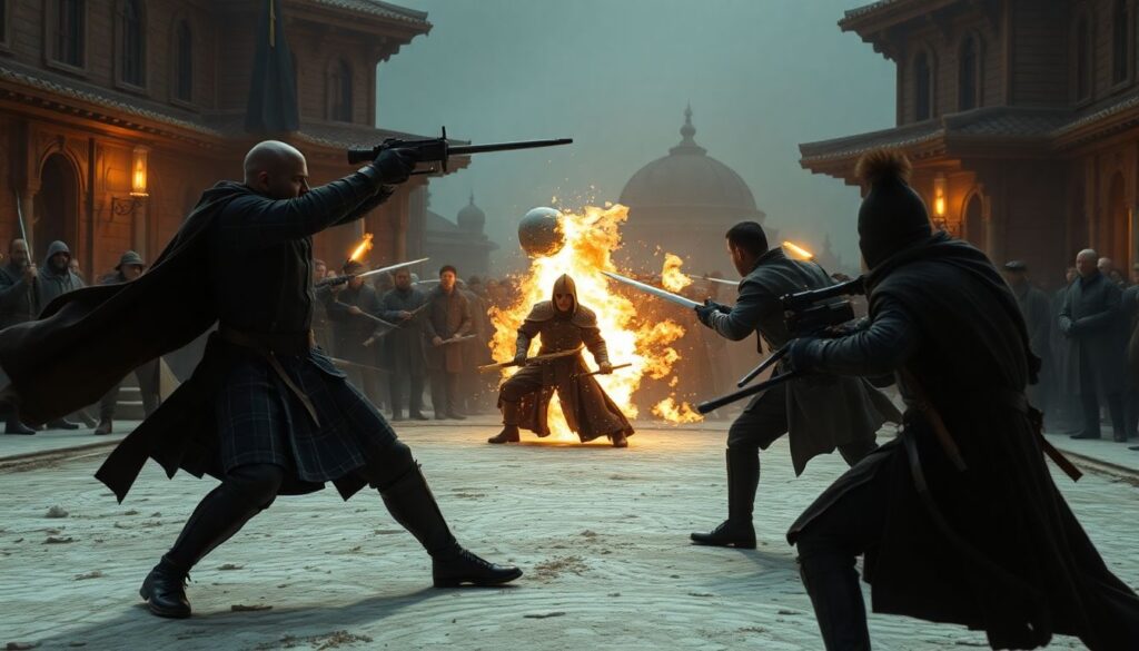 За кадром: как снимают масштабные батальные сцены в сериалах с небольшим бюджетом - иллюстрация