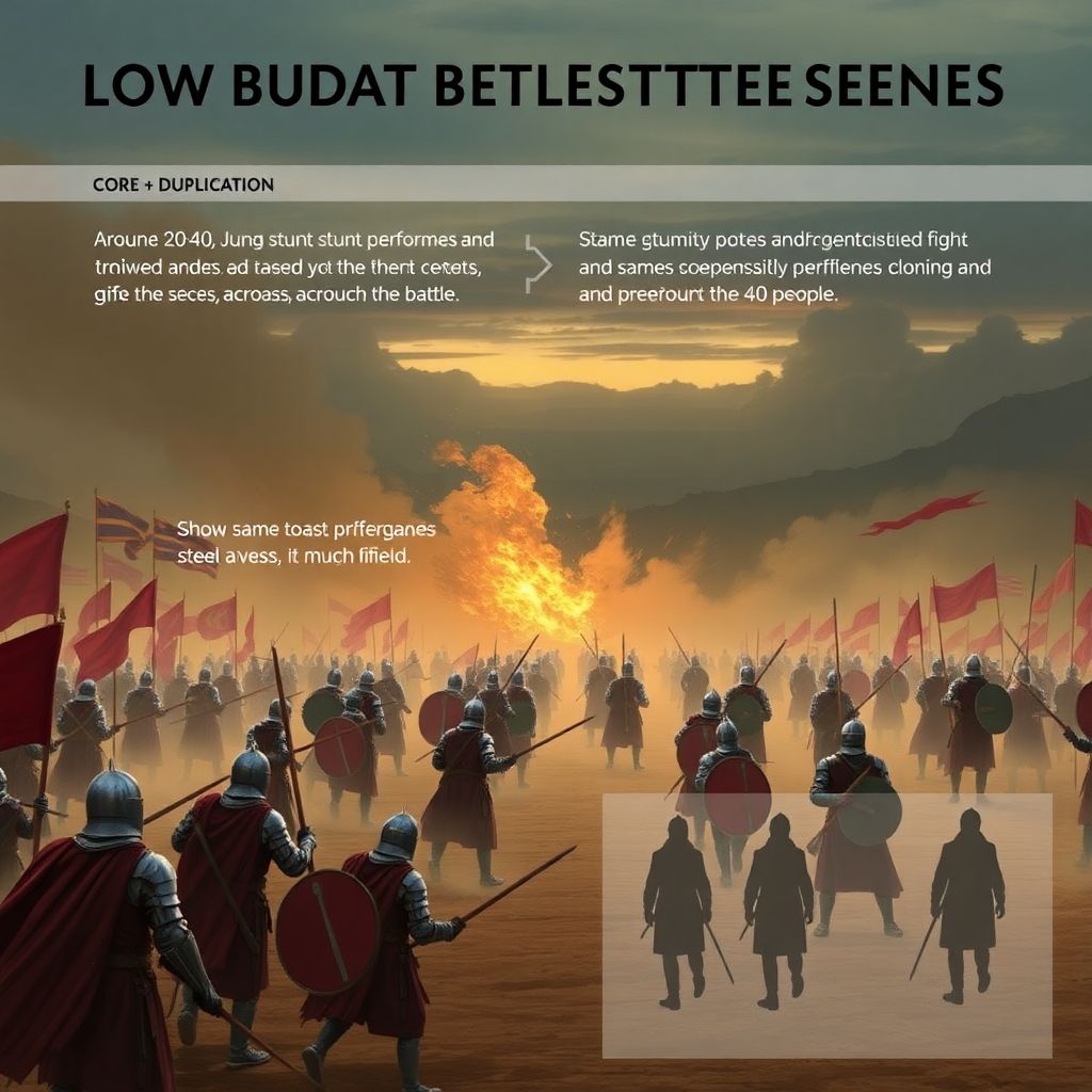 За кадром: как снимают масштабные батальные сцены в сериалах с небольшим бюджетом