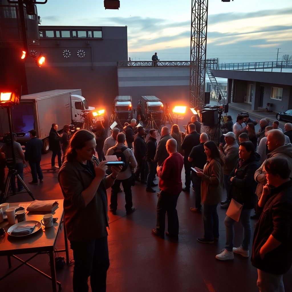 Работа на съемочной площадке сериала: один день из жизни команды Как устроена работа на съемочной площадке сериала: один день из жизни команды за кадром